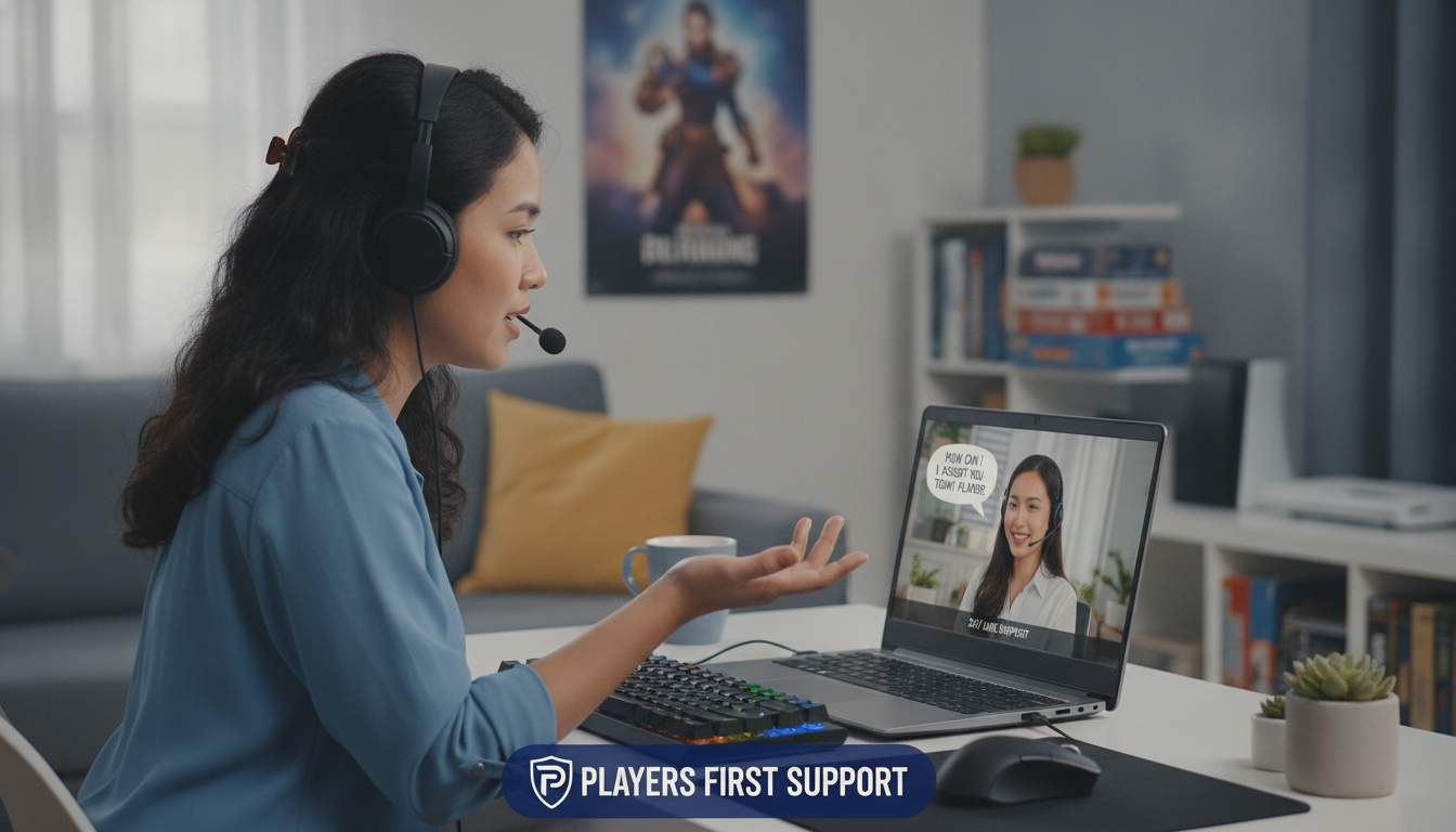 We're Here to Help Customer support interaction