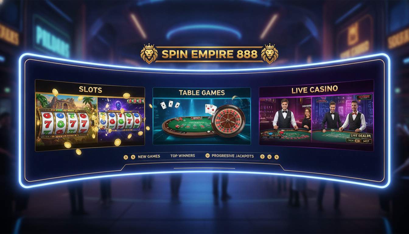 Various game categories available